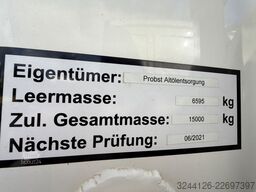 MAN TGM 15.250L Tankwagen Hage+Knapp/2Kammern9.000L