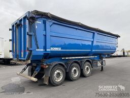 Schmitz Cargobull Semitrailer Tipper Steel half pipe body 46m³
