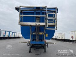 Schmitz Cargobull Semitrailer Tipper Steel half pipe body 46m³