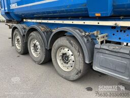 Schmitz Cargobull Semitrailer Tipper Steel half pipe body 46m³