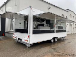 Grill DÖNER , PIZZA 6,2 x 2,4 m Imbissanhänger