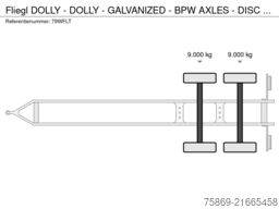 Fliegl DOLLY - DOLLY - GALVANIZED - BPW AXLES - DISC B...