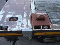 DRACO 3 axle Flatbed trailer with twistlocks extendable