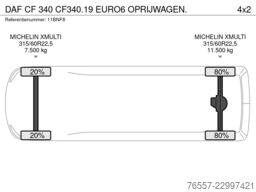 DAF CF 340 CF340.19 EURO6 OPRIJWAGEN.