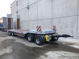 Möslein T 4 VB H1 1 neuer 4 Achs Tieflader hydraulischen Rampen