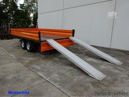 Möslein TTD 13 Weiß  13 t Tandem 3- Seitenkipper Tieflader-- Neufahrzeug --