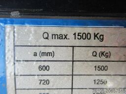 Volvo FL 240 Schuifzeil + Klep 1500 kg Euro 6