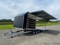 Rosemeier VE Jumbo 35.5 Tridem-Planenaufbau Autotransporter