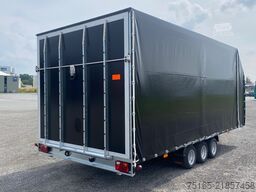 Rosemeier VE Jumbo 35.5 Tridem-Planenaufbau Autotransporter