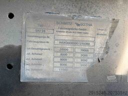 SCHMITZ CARGOBULL SKI24, SAF-Achsen, Rollplane