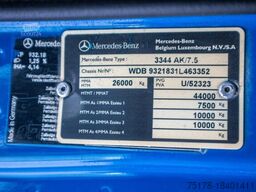 Mercedes-Benz ACTROS 3344 AK -MP3+HMF 1643 Z2