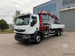 RENAULT Premium Lander 310.26 6x4 Kipper /Kran