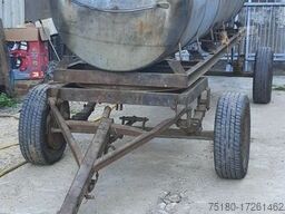  Wasserfass 3000ltr. verzinkt Tandem Anhänger