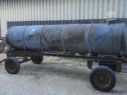  Wasserfass 3000ltr. verzinkt Tandem Anhänger