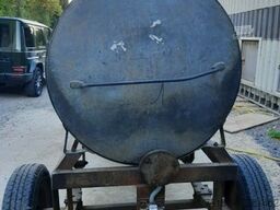  Wasserfass 3000ltr. verzinkt Tandem Anhänger