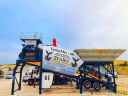 FABO mobile concrete mixing plants 60 m³/h Mobile Concrete Mixing Plant