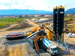 FABO mobile concrete mixing plants 100 m³/h Mobile Concrete Mixing Plant