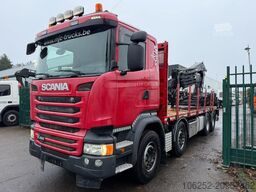 Scania R490 8x4 PRITSCHE + KRAN HIAB 377 E-4 HIPRO + J...