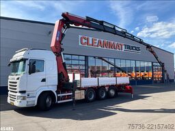 Scania R 490 8x4 Euro 6 Retarder HMF 60 Tonmeter laadk...