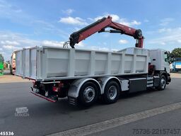 Scania P 340 Euro 6 CNG HMF 25 Tonmeter laadkraan