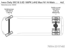 Iveco Daily 35C18 3.0D 180PK L4H2 Maxi N1 Hi-Matic Eu...