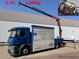 Mercedes-Benz Antos 1836 L 4x2 Antos 1836 L 4x2, Glastransporter, Heckkran Palfinger Pk 12002-EH, Funk