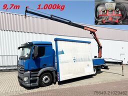 Mercedes-Benz Antos 1836 L 4x2 Antos 1836 L 4x2, Glastransporter, Heckkran Palfinger Pk 12002-EH, Funk