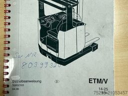 Jungheinrich ETV 14 G - 710 DZ Triplex Schubmast 7,10m 1063h