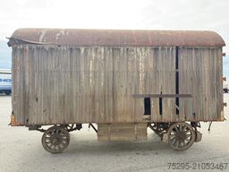  historischer Holz Möbel Wagen Restauration