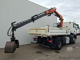 MAN TGS 18.420 4x2 BB Meiller Kipper Kran Atlas Funk
