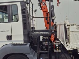 MAN TGS 18.420 4x2 BB Meiller Kipper Kran Atlas Funk