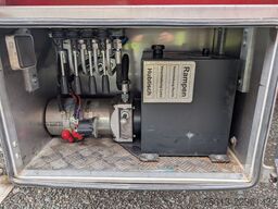 FLIEGL Hubtisch, Gitterrostboden, E-Hydr., Seilwinde