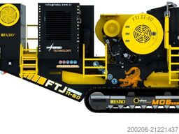 FABO FTJ-1160 Crawler Jaw Crusher 100-250 TPH