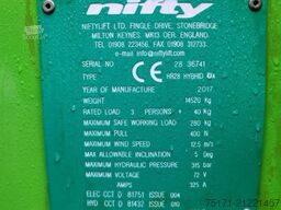 Niftylift HR28 Hybrid 4x4 As-Is, Hybrid, 4x4 Drive, 28m Work