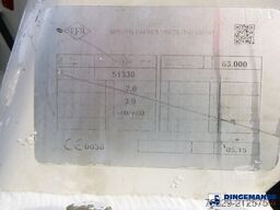 Feldbinder Powder tank alu 63 m3 (tipping)