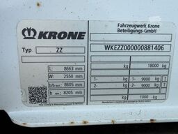 KRONE Tandem - Pritschen-Baustoff-Anhänger
