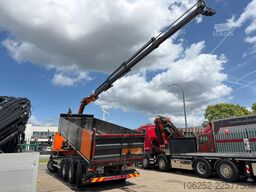 Scania G370 8x4 TIPPER + CRANE PALFINGER PK 19.001 SLD...