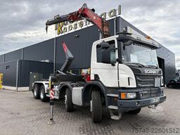 Scania P 410 + FASSI F 165 - 2X EXT. + 8X4 + HAAKARM S...