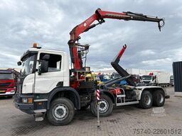 Scania P 410 + FASSI F 165 - 2X EXT. + 8X4 + HAAKARM S...