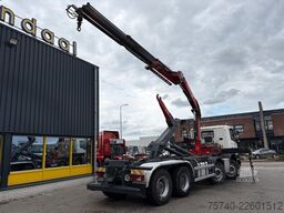 Scania P 410 + FASSI F 165 - 2X EXT. + 8X4 + HAAKARM S...