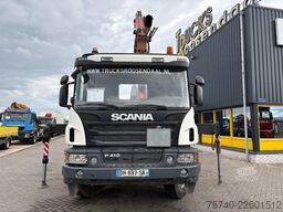 Scania P 410 + FASSI F 165 - 2X EXT. + 8X4 + HAAKARM S...