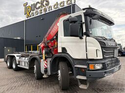 Scania P 410 + FASSI F 165 - 2X EXT. + 8X4 + HAAKARM S...