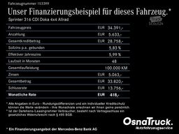 MERCEDES-BENZ Sprinter 316 CDI Doka 4x4 Allrad Klima, 6-Sitze