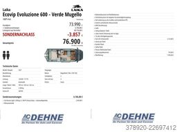 LAIKA Ecovip Evoluzione 600 - Verde Mugello 180PS Aut.