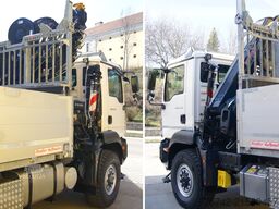 MAN TGM 18.340 BB 4x4 / HIAB XS 166 / einzelbereift / Single