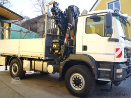 MAN TGM 18.340 BB 4x4 / HIAB XS 166 / einzelbereift / Single