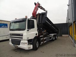 DAF CF 85.380 + MANUAL + HMF 1680 + HYVA + 6X2