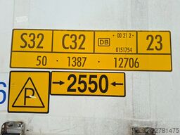 Kögel 745 BDF Brücke Edscha Schiebeplane InnenH 2,50m