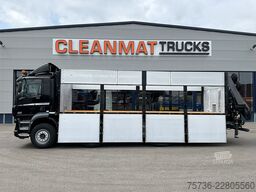 DAF FAX CF 480 Kipper met HMF 21 Tonmeter laadkraan