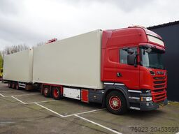 Scania R 580 V8 6X2 FRIGO RETARDER IN COMBI WITH BURG ...